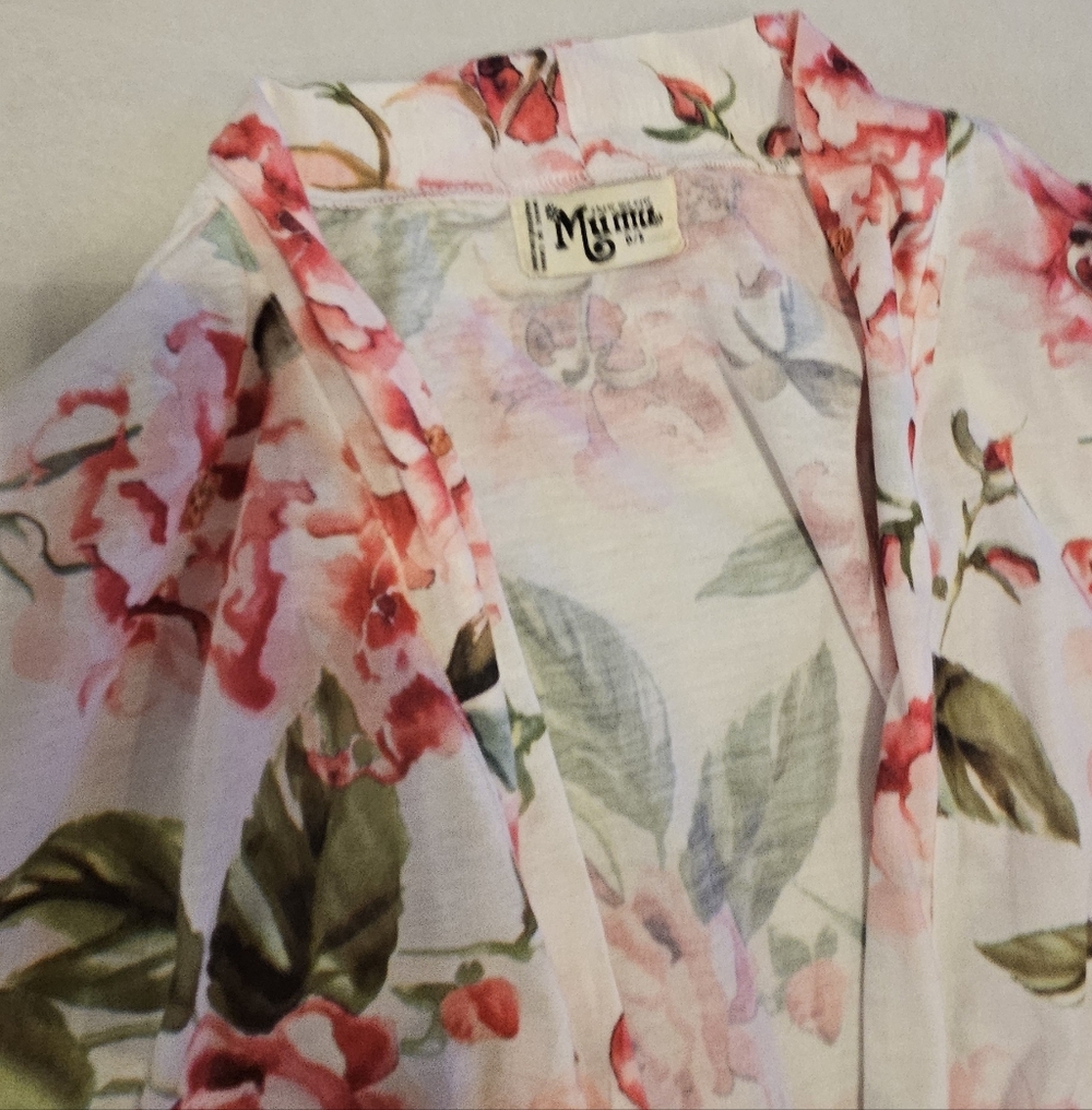 SHOW ME YOUR MUMU ROBE, O/S GARDEN of BLOOM, NWOT - Picture 6 of 6